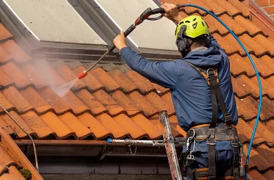 Démoussage et hydrofuge de toiture à Lubine